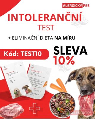🎉 SLEVA 10 % na Intoleranční test i na variantu s eliminační dietou na míru Má váš pes nebo kočka trávení jako na...